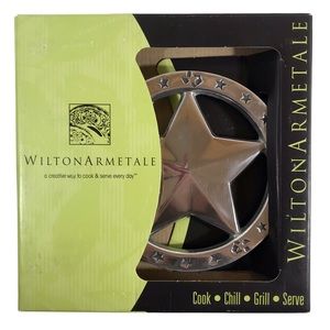 WILTON ARMETALE Lone Star Trivet Aluminum Texas Star Trivet NWT